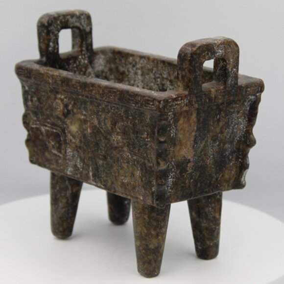 Chinese Jade Censer Incense Burner - Picture 5 of 13